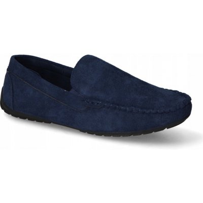 Haver dětské mokasíny semišové tmavě modré – Zboží Dáma