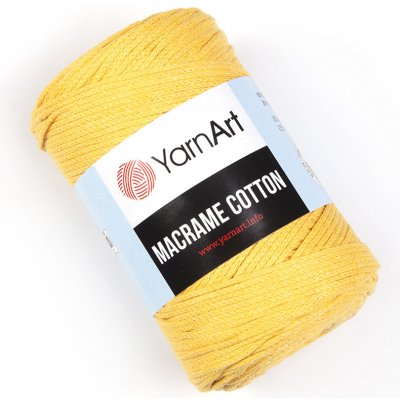 Yarn Art Macrame Cotton 764 žlutá – Zboží Dáma