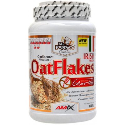 Amix Mr. Popper's Oat Flakes Gluten Free 1 kg – Zbozi.Blesk.cz