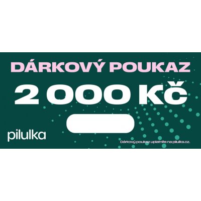 PILULKA Elektronický dárkový poukaz na 2000 Kč – Zboží Dáma