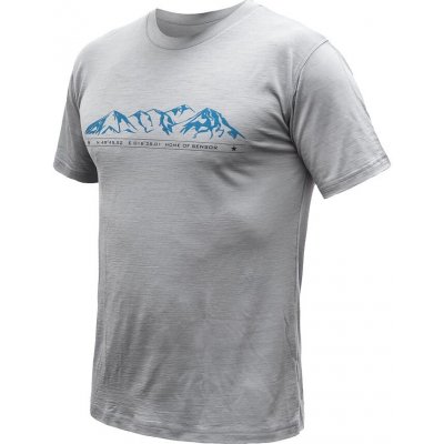 Sensor merino Active MOUNTAINS pánské triko kr.rukáv šedá – Sleviste.cz