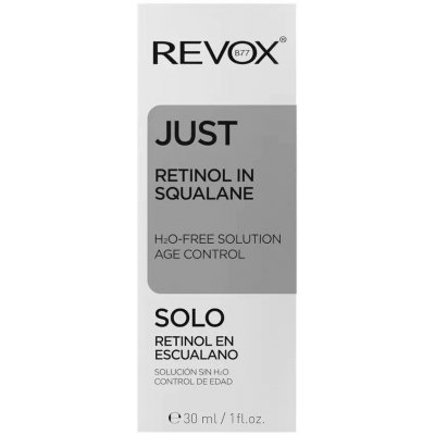 Revox Retinolový roztok JUST na obličej a krk H2O free 30 ml – Sleviste.cz