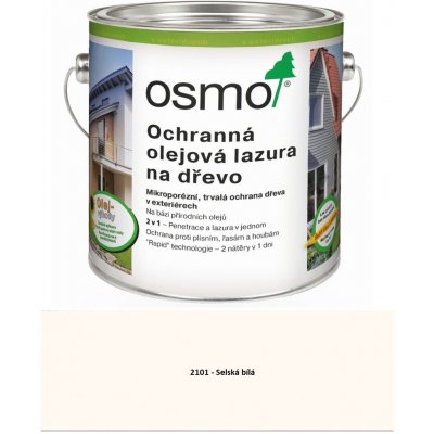 Osmo 2101 Selská barva 0,75 l Bílá – Hledejceny.cz