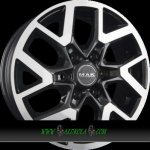MAK Gravel 8x18 6x130 ET53 black mirror – Sleviste.cz