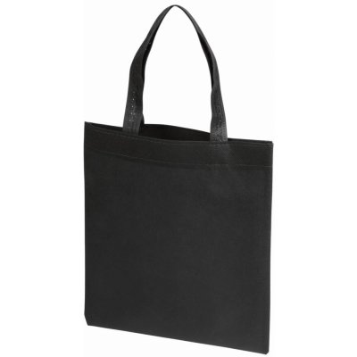 Malá nákupní taška z netkané textilie černá