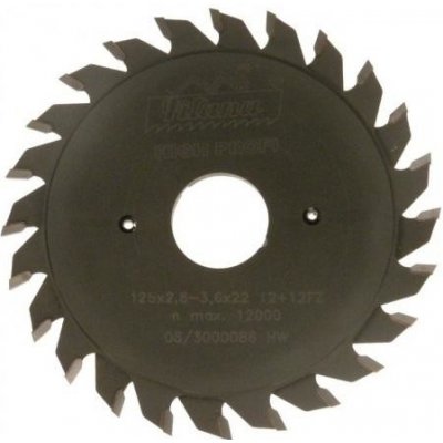 Pilana Předřezový kotouč SK skládaný 125x2,8-3,6x22 5393.1 12+12 FZ HP 010931 125242228 – Sleviste.cz