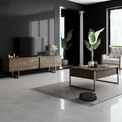 Kalune Design Luxe ořech zlatá II – Zboží Dáma