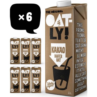 Oatly! Ovesný nápoj s příchuťí čokolády 6 x 1 l – Zboží Dáma