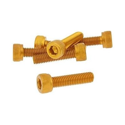 Vparts Sada šroubů 6ks inbus zlatá - M5x20 VC21271 – Hledejceny.cz