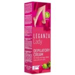 LEGANZA LADY Depilační krém na tělo a nohy, oblast bikin a podpaží 125 ml – Sleviste.cz
