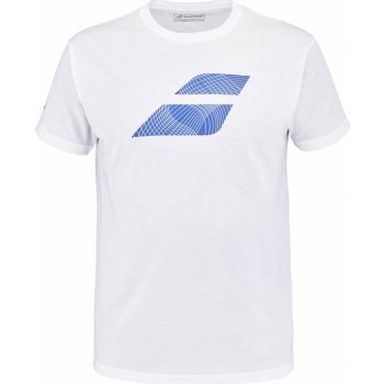 Babolat Exercise Big Flag Tee men White