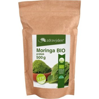 Zdravý den Moringa Bio Raw prášek 1 kg