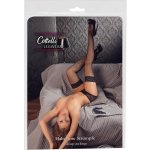 Černé síťované punčochy zakončené krajkou – Zboží Dáma