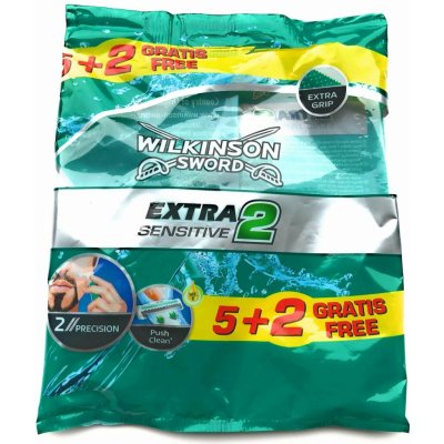 Wilkinson Sword Extra 2 Essential Sensitive 7 ks – Zboží Mobilmania