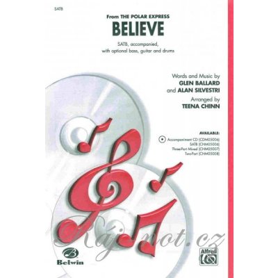 BELIEVE from The Polar Express SATB*