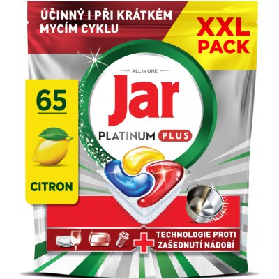 Jar Platinum Plus Lemon tablety do myčky 65 ks – Sleviste.cz