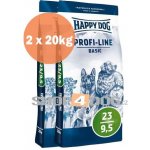 Happy Dog Profi Line Basic 2 x 20 kg – Sleviste.cz