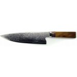 Dellinger Gyuto / Chef 8" Dellinger Tsuchime Professional Damascus Poplar II Hand Made SXL M8TOPOL II – Zboží Mobilmania