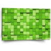 Obraz Sablio Obraz Green Blocks 3D - 60x40 cm