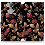 Mobiwear - Sony Xperia XA2 - V171S Zlatavé lístky a květy – Zboží Mobilmania