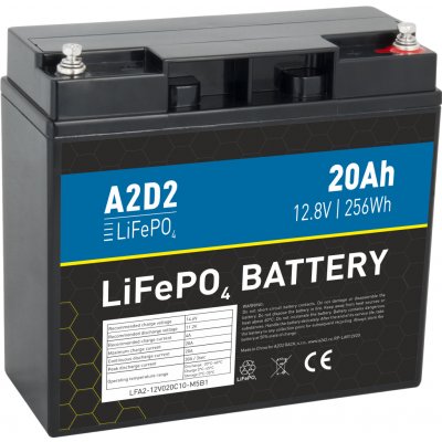 A2D2 LFA2-12V020C10-M5B1 LiFePO4 12,8V 20Ah originální – Hledejceny.cz