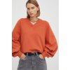 Dámská mikina Wrangler mikina VNECK sweatshirt GINGER SPICE