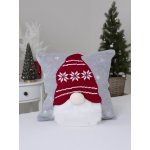 MKLuzkoviny.cz Pletený vánoční Zimní skřítek 40 x 40 cm – Zboží Mobilmania