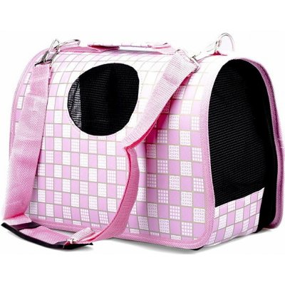 animALL Taška pink squares M 40 x 21 x 27 cm – Hledejceny.cz