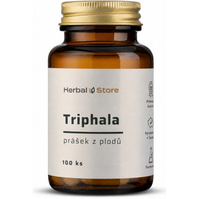 Triphala kapsle prášek z plodů 100 kapslí – Hledejceny.cz