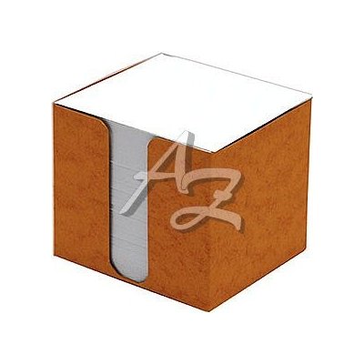 Caesar poznámková kostka 85x85x80mm nelepená Bílá krabička Oranžová – Zboží Živě