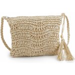 Prima-obchod Háčkovavá kabelka z rafie lýka se zipem 27x23 cm 1 přírodní – Zboží Mobilmania