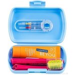 Curaprox Travel set modrý 1 x zubní kartáček + 2 x mezizubní kartáček CPS + 1 x zubní pasta 10 ml – Hledejceny.cz