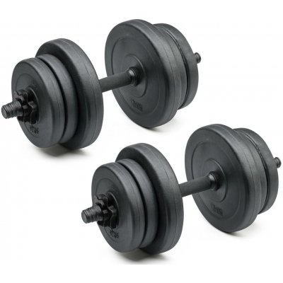 TRINFIT Set jednoručních nakládacích činek NCP 2 x 10 kg 25 mm – Sleviste.cz