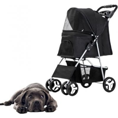 RB-nakuplevne Skládací kočárek pro psy a kočky čtyřkolový 70 x 45 x 100 cm – Zboží Dáma