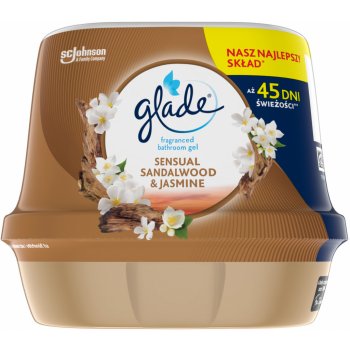 Glade Sensual Sandalwood & Jasmine vonný gel do koupelny 180 g