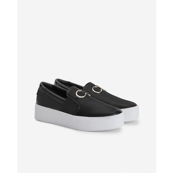 Calvin Klein dámské kožené slip on tenisky na platformě černé od 1 835 Kč -  Heureka.cz