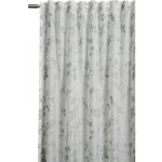 Závěs s řasící páskou vypalovaný vzor větvičky šedý 175 x 140 cm – Hledejceny.cz