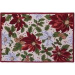 SCANquilt prostírání motiv vánoční hvězda bíločervená 30x45cm – Zboží Mobilmania