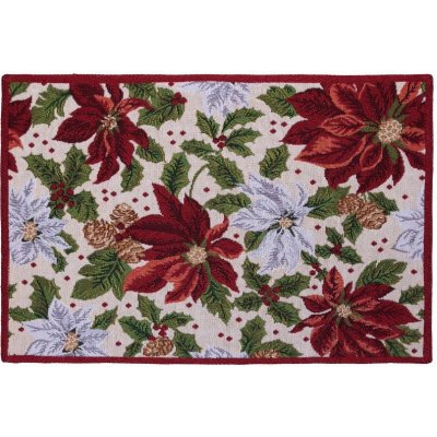 SCANquilt prostírání motiv vánoční hvězda bíločervená 30x45cm – Zboží Mobilmania