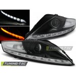 Tuning-Tec Přední čirá LED světla Ford Mondeo IV (2007 - 2010) - černé – Hledejceny.cz