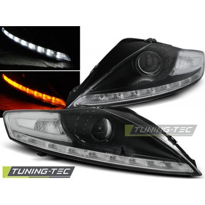 Tuning-Tec Přední čirá LED světla Ford Mondeo IV (2007 - 2010) - černé – Hledejceny.cz