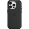 Pouzdro a kryt na mobilní telefon Apple iPhone 15 Pro Silicone Case MagSafe Black MT1A3ZM/A