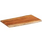 Omaxi 093751 Stolní deska 120x60x3,8cm obdélníková masivní akácie živá hrana – Zboží Dáma