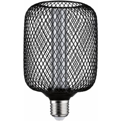 Paulmann P 29083 Metallic Glow Standard 230V LED žárovka Zyl E27 Spiral 4,2W 1800K černá – Hledejceny.cz