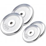 Gorilla Sports chrom zátěžové kotouče 30 kg 205/290 mm výřez 31 mm 4 ks – Hledejceny.cz