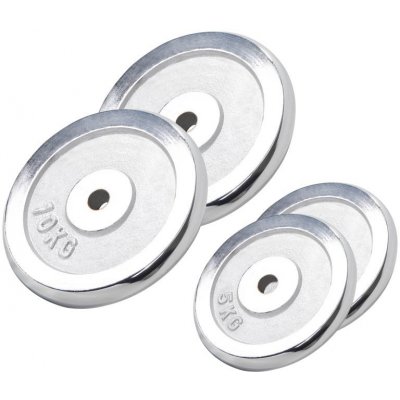 Gorilla Sports chrom zátěžové kotouče 30 kg 205/290 mm výřez 31 mm 4 ks – Hledejceny.cz