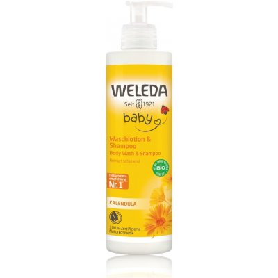 Weleda baby Měsíčkový mycí krém a šampon 400ml – Zboží Dáma