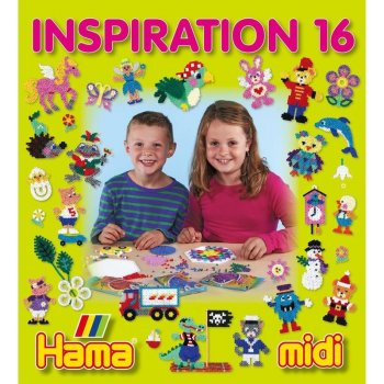HAMA HAMA H399-16 Hama zažehlovací korálky Inspirativní knížka 16 MIDI