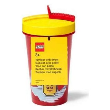 LEGO® ICONIC GIRL Pohár s brčkem 500 ml