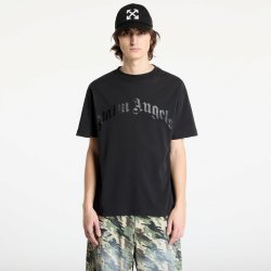 Palm Angels Curved Logo Tee Black/ Black